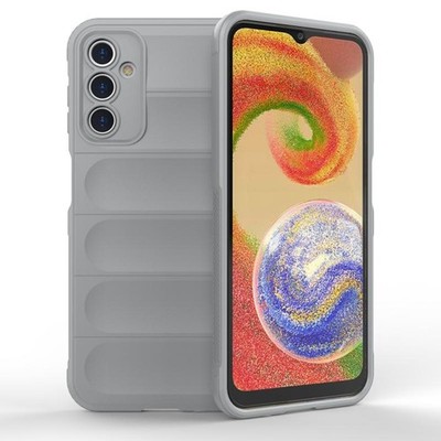 Samsung Galaxy A14 5G Hülle Magic Shield TPU Flanell Grau