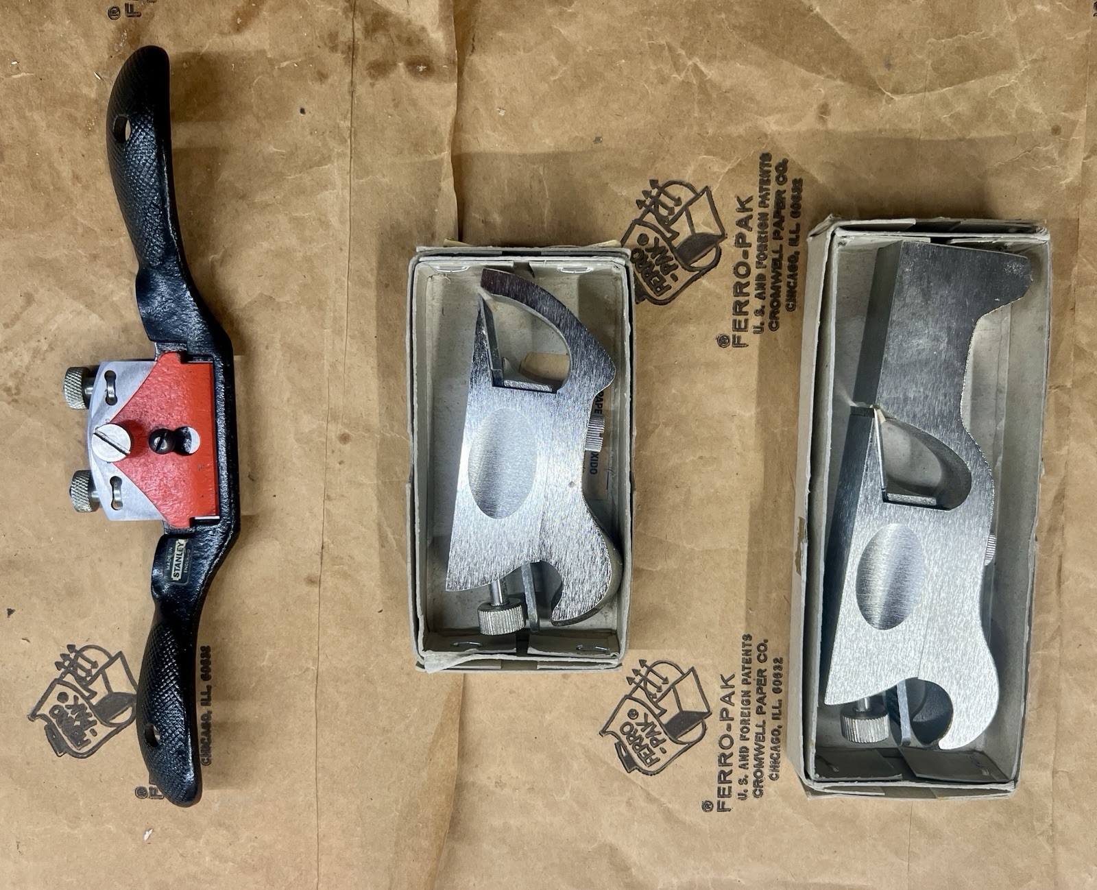 Stanley Rabbet Planes 93, 90, England Spokeshave 151 Vintage.