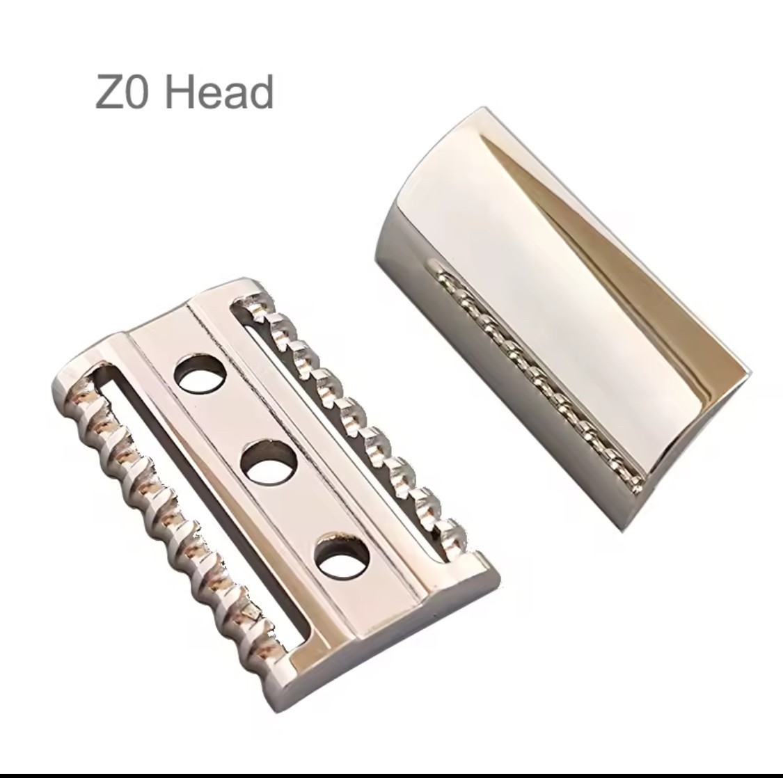 Dscosmetic Z0 CNC Stainless steel open comb double edge safety razor head Only