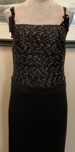 Escada TWEED TOP KLEID Gr. 42 / große Bindebänder Paar mit einem weißen Baumwolltop!! - Bild 2 von 7