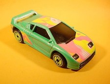 Hot Wheels Revealers Green Zender Fact 4 Mint Loose