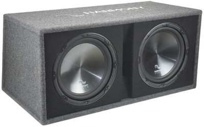 Harmony Audio HA-RD12 Car Rhythm Loaded Dual 12'' Vented 1200W Sub Box Enclosure
