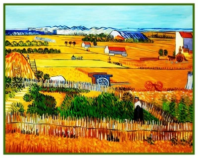 ORENCO ORIGINALS Vincent Van Gogh's The Harvest Counted Cross Stitch Chart Pattern