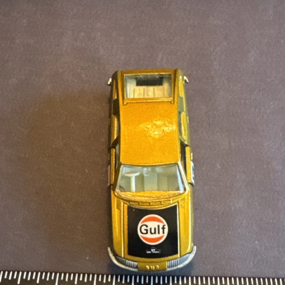 Matchbox Lesney Superfast MB56 BMC Pininfarina Gulf Unpainted Base With Decals - Image 4 of 4