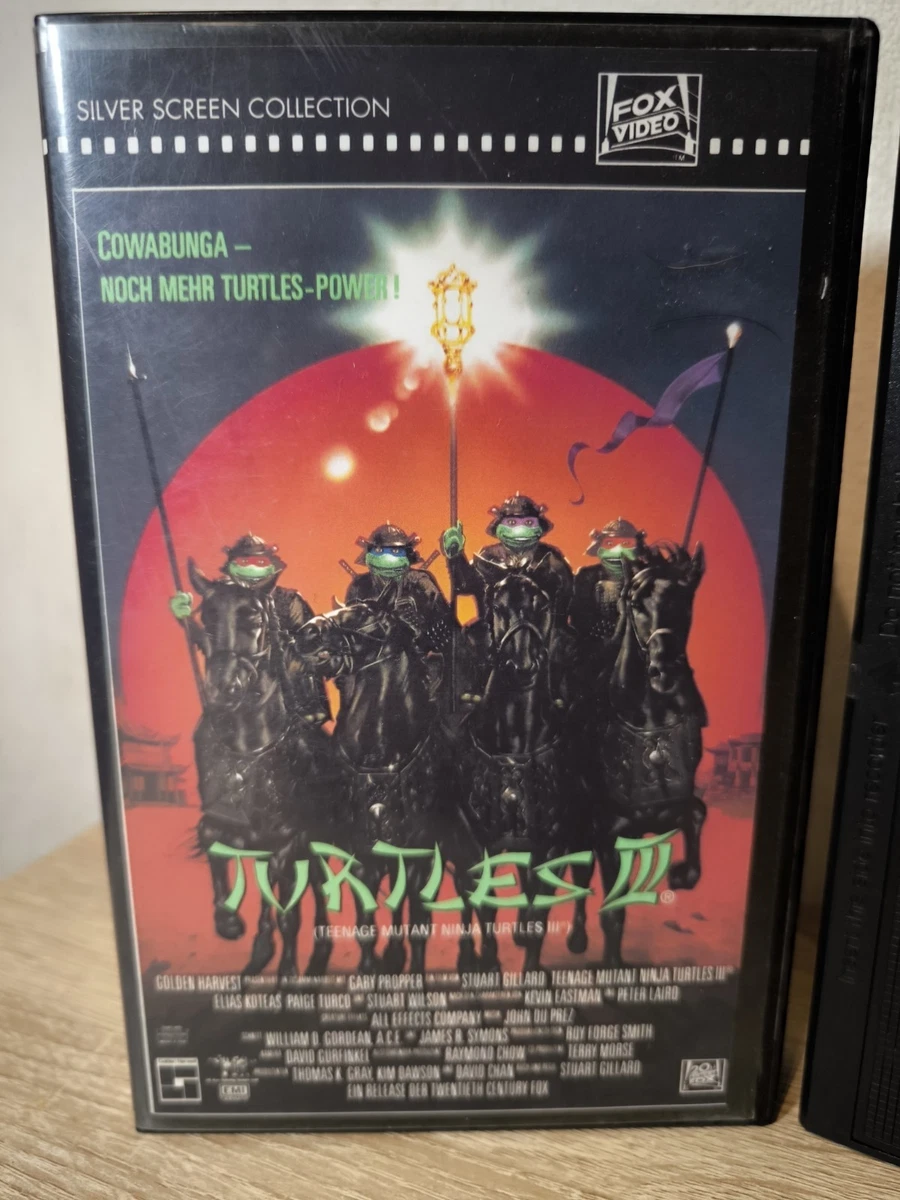 [VHS] ►TURTLES III (Teenage Mutant Ninja Turtles III)◀︎ Silver Screen Collection