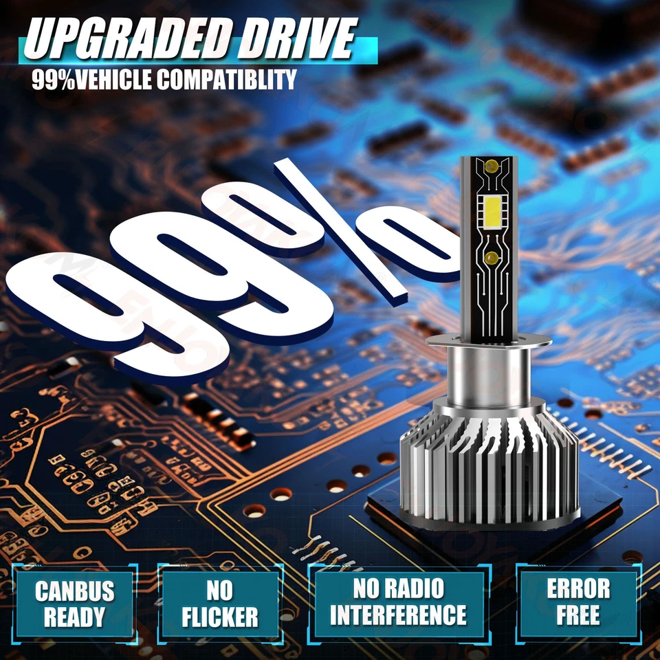 6x Bombilla LED delantera + luz antiniebla 6500K blanca para Kia Sorento 2003-2005 2006 Foto 3 de 4