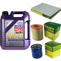 Inspektionskit Filter Liqui Moly ÖL 5L 5W-40 FüR CitroëN Xsara Coupe N0 1.4I N1