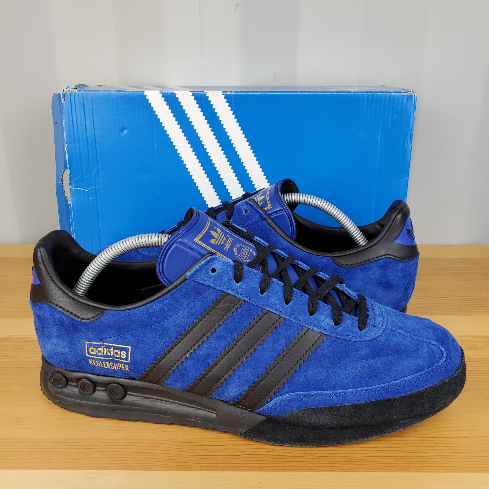 *WornOnce* UK 10 - adidas Kegler Super Blue Originals Mens Trainers 2023 ID8835