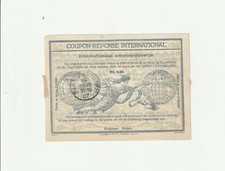 Belgium 1907 International Reply Coupon 0.28 Fr UPU Rome Type