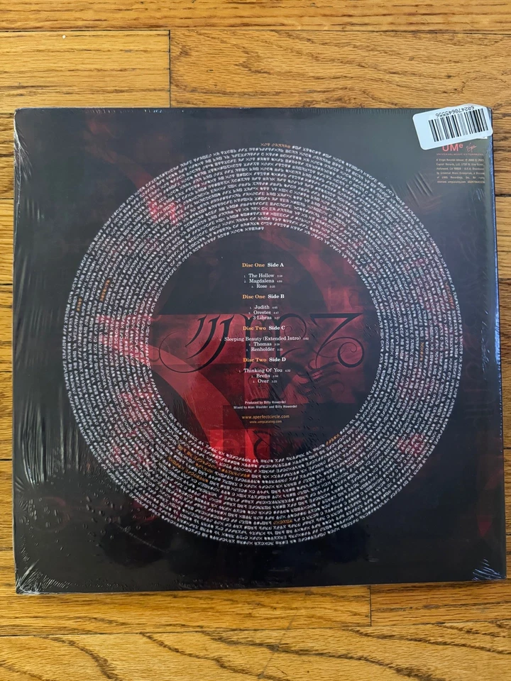 A Perfect Circle ~ MER DE NOMS, 2xLP Zoetrope Vinyl - Limited 25th Anniversary - Image 2 of 4
