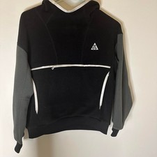 Nike ACG Youth Size L Fleece Polartec Hoodie Wolf Tree Outdoor Gorpcore Hiking