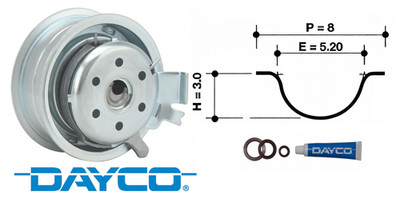 DAYCO TIMING BELT KIT FOR AUDI A3 8L 8P AEH AKL AVU BFQ BGU BSE 1.6L I4