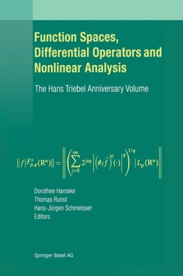Haroske - Function Spaces Differential Operators and Nonlinear Analys - X555z