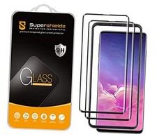  2 Pack Designed for Samsung Galaxy S10 Tempered Glass Screen Protector with