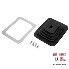 Large Shift Boot, Rubber Shifter Boot Gear Panel Dust Cover 5 5/8in x 6 3/4in