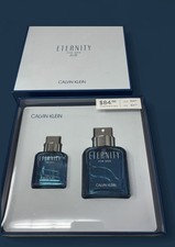 ETERNITY AIR by Calvin Klein 2 PIECE GIFT SET - 3.4 OZ EAU DE TOILETTE SPRAY Men