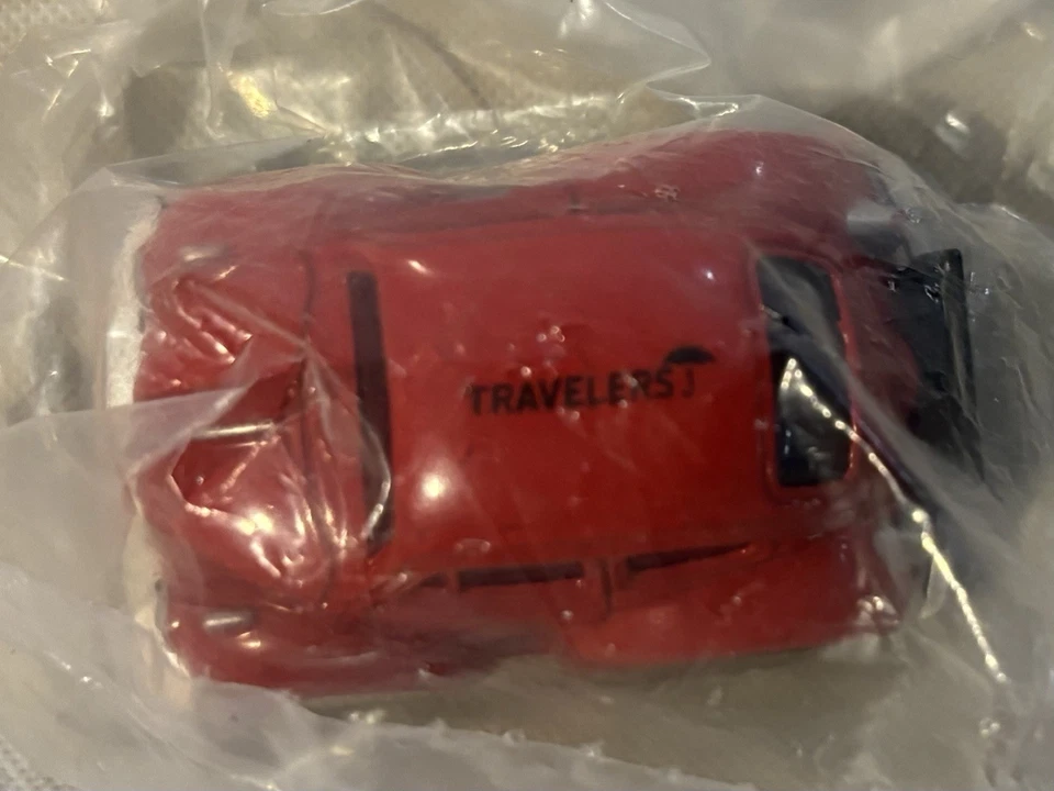 Welly VW Escarabajo Modelo 92716 Rojo Diecast Pull Back Coche Mini Travelers Promo Foto 3 de 4