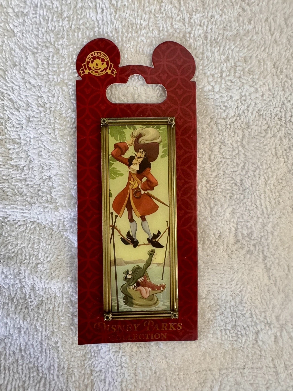 Disney Pin Haunted Mansion Stretching Portrait Captain Hook Tick Tock Croc 2014