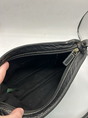 Lauren Ralph Lauren Schultertasche klein schwarz Leder - Bild 10 von 17