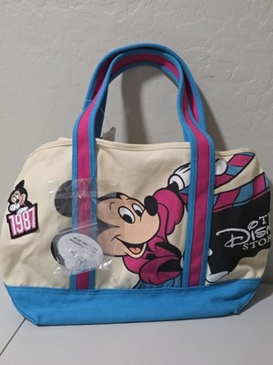 Disney Vintage Canvas Tote Bag Exclusive Flashback Edition - 1987 - New w/tags