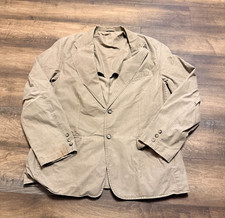 LL Bean Sport Coat Blazer Men's 48 Regular Casual Khaki ACADEMIA Business