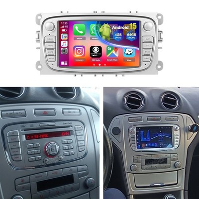 Für Ford Mondeo 9 2008-2011 Android 15.0 Autoradio Carplay 4G+64GB Qualcomm GPS