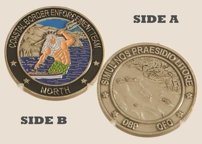 Coastal Border Enforcement Team North OBP OFO Challenge Coin 1#8