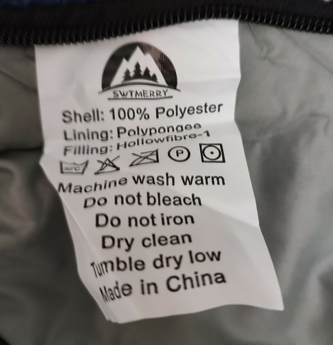 SWTMERRY Sleeping Bag 4 Seasons Warm & Cool 1.35kg Size (190+30)x75cm - Picture 5 of 8