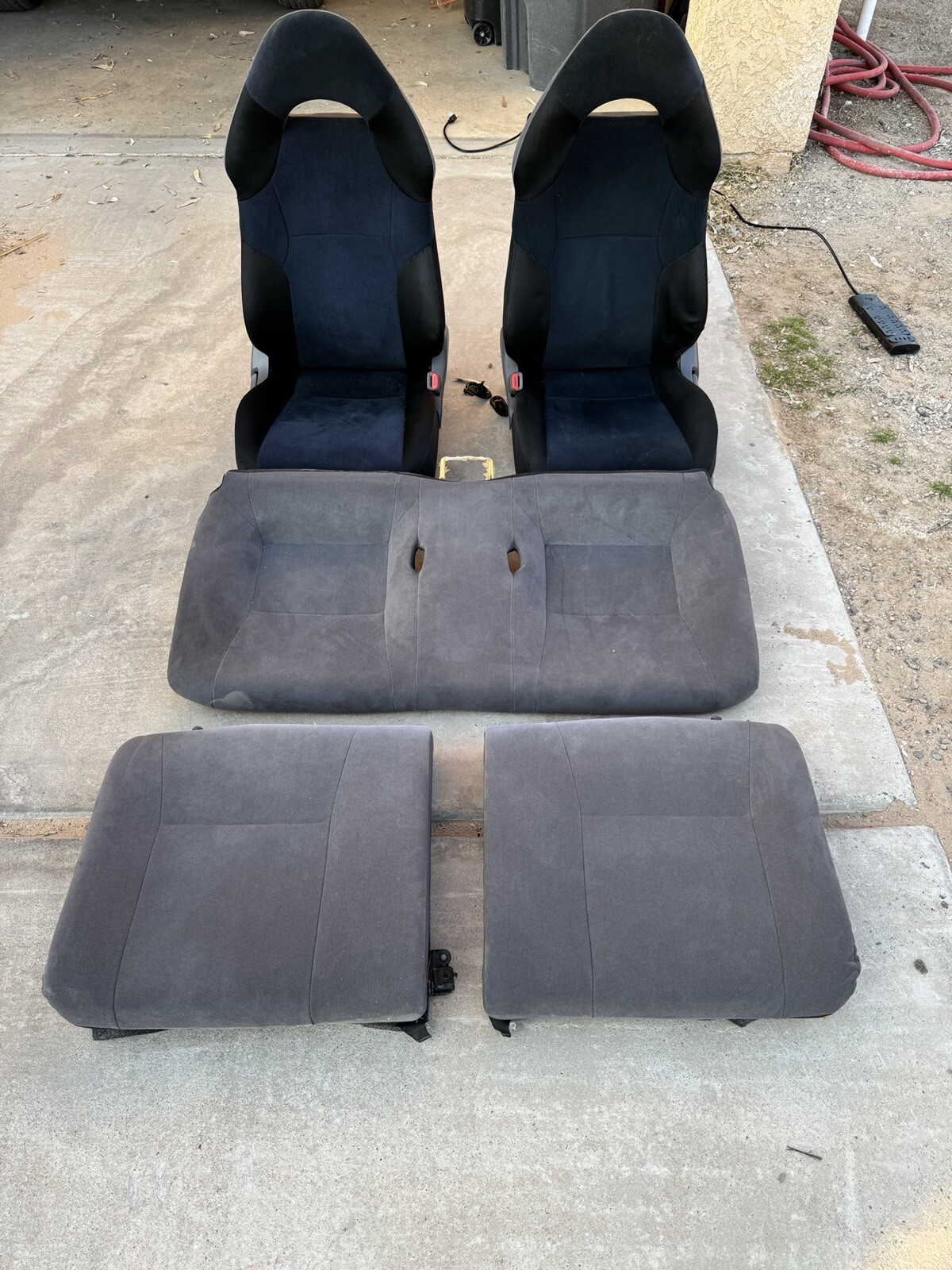 Full Set Of Interior Toyota Celica GTS fabric Seats OEM. 00-05 Fitment ...