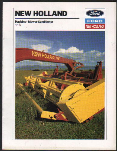 Brochure tondeuse-conditionneur tracteur New Holland 116 "Haybine" - Photo 1/1