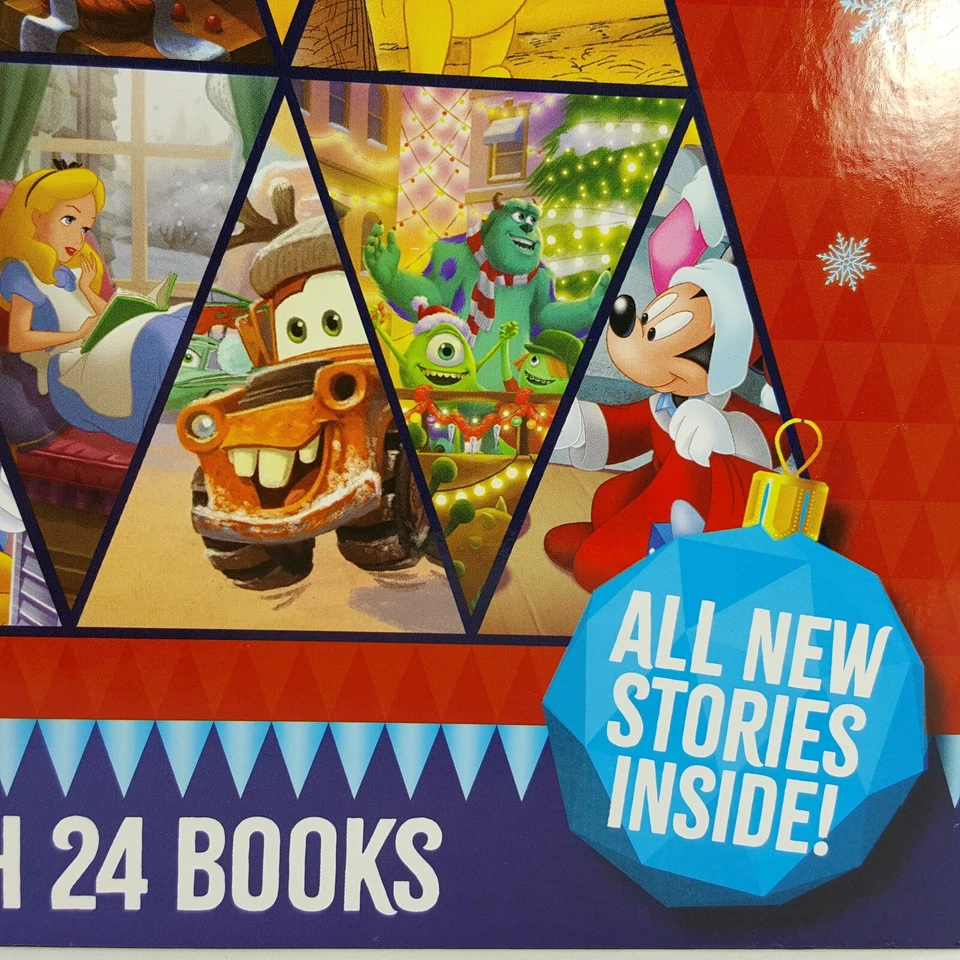 Disney Storybook Collection ADVENT CALENDAR w 24 Story Books Princess Cars NEW - Image 2 of 4