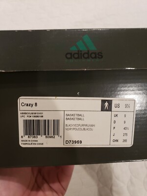 Adidas Crazy 8 Nightmare Before Christmas | eBay