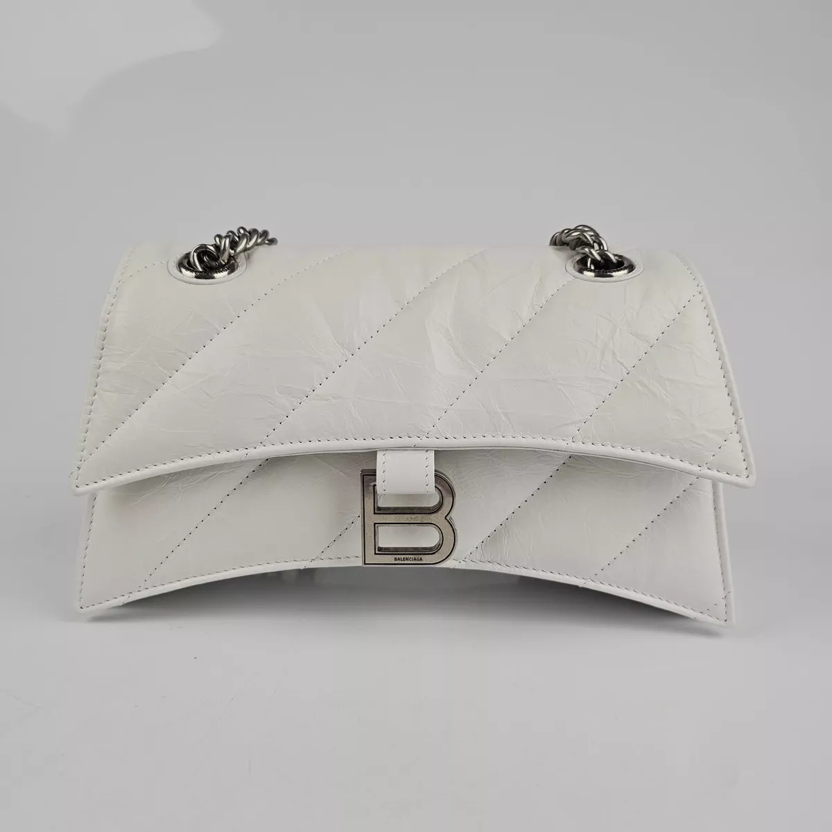 Balenciaga  Bags  204 Balenciaga White City Bag Chvre Pewter  Poshmark