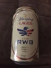 YUENGLING LAGER CAMO TEAM RWB ENRICHING VETERANS LIVES 12 oz Stay-Tab BEER CAN