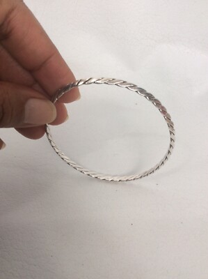 Stunning Vtg Tiffany and Co sterling silver 925 Twist Round