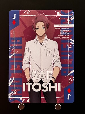 Sae Itoshi Blue Lock Playing Card Japanese JAPAN DJ Kodansha Very Rare