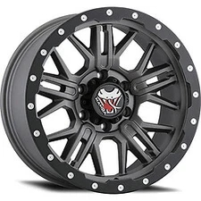 1 Mamba 17x9 6X5.50 -12 597MG M25 Matte Grey Wheel Rim