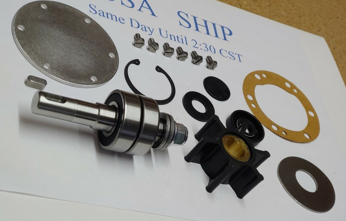 【キャベツん】 Sea Water Pump Major Repair Kit With Shaft For Yanmar 129579