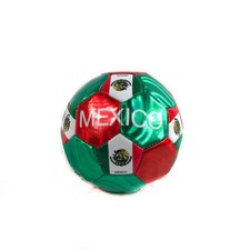 Green White Red Mexico ALL WEATHER Small Soccer Ball for kids Official Size 2