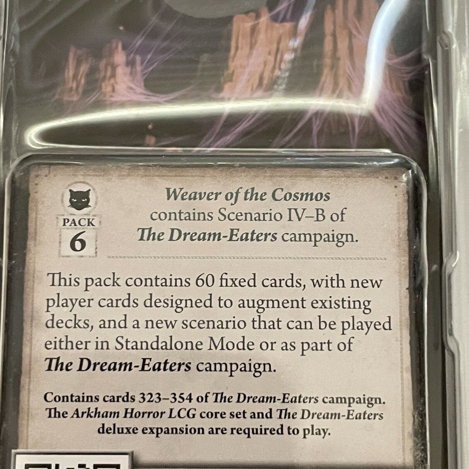 Arkham Horror The Card Game The Dream-Eaters Expansion do Jogo de