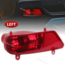 Left N/S Rear Bumper Fog Light Lamp Red Lens Cover For Peugeot 3008 2009-2015