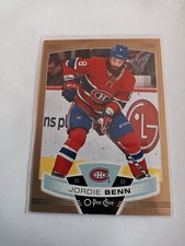 2019-20 O-Pee-Chee Jordie Benn Gold Parallel #394 Montreal Canadiens Habs