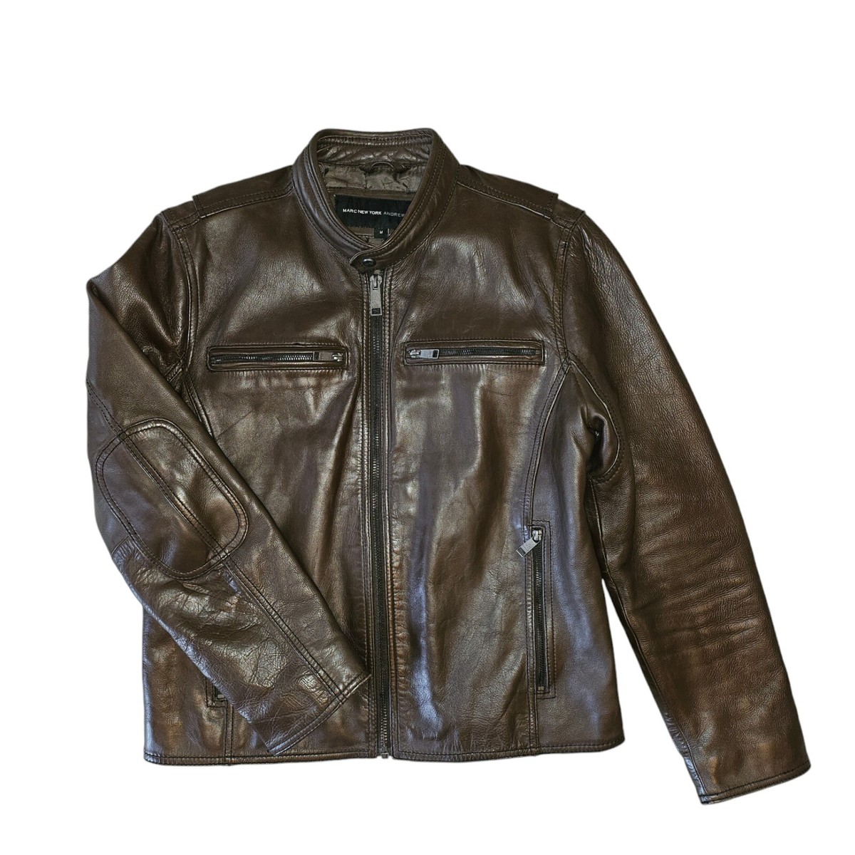 Marc New York Men's Leather Moto Jacket|Espresso|Medium | eBay Marc New York Men's Leather Moto Jacket|Espresso|Medium | eBay