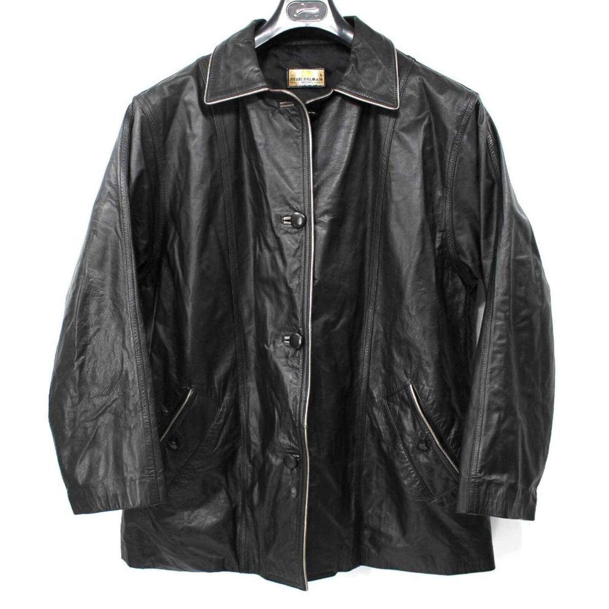 Balmain Leather Outer Shell Jackets for Men for Sale - Shop New