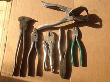 Pliers, assorted, lot of 6, quality
