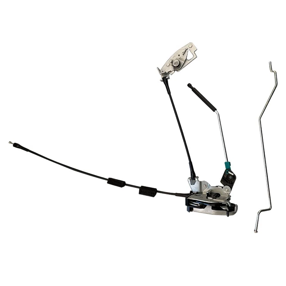 Conjunto de pestillo de puerta con cable y varilla compatible para Ford E150 E250 E350 trasero derecho ca Foto 3 de 4