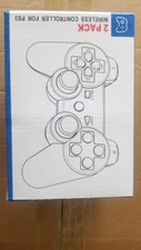 ** BRAND NEW ** 2 Pack for PS3 Wireless Controller ** NEVER OPEN, SEALED **