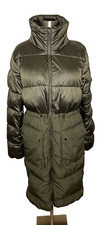 Olsen Coat Womens Size Small Winter Outdoor Thinsulate Long Khaki Green Puffer