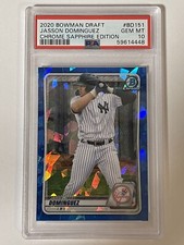 2020 Bowman Draft Sapphire Jasson Dominguez Yankees PSA 10 #BD151