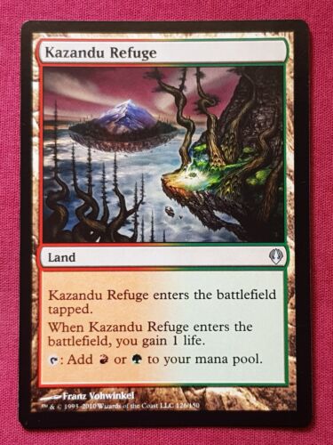 Magic The Gathering ARCHENEMY KAZANDU REFUGE land card MTG - Picture 1 of 2
